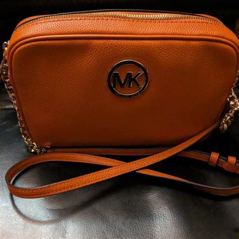 michael kors fulton large pebbled leather camera bag|Michael Kors Fulton large pebbles leather camera bag .